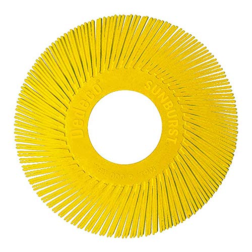 Dedeco Sunburst Radial Bristle Discs - 6” (152mm) Dia, 1
