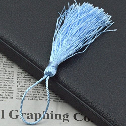 22pcs of 5.5 Inch Mini Silky Tassels DIY Craft Supplies Jewelry Tassel Fringe Trim