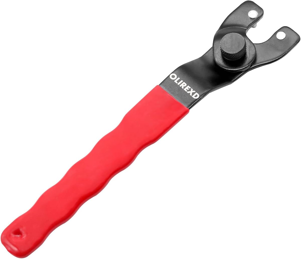 OLIREXD Angle Grinder Universal Adjustable Pin Wrench for Angle Grinder Machine (1, Red)