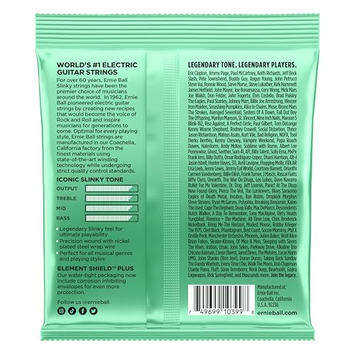 Image of Ernie Ball Hyper Slinky Nickel Wound Electric Guitar Strings, 8-42 Gauge (P02229)