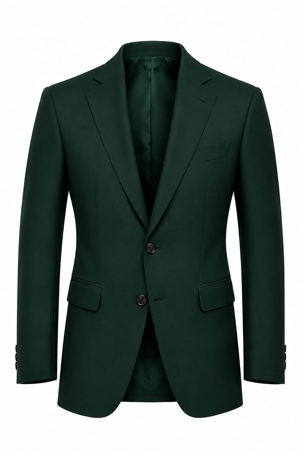 Mens Bottle Green Formal Blazers-picture-48