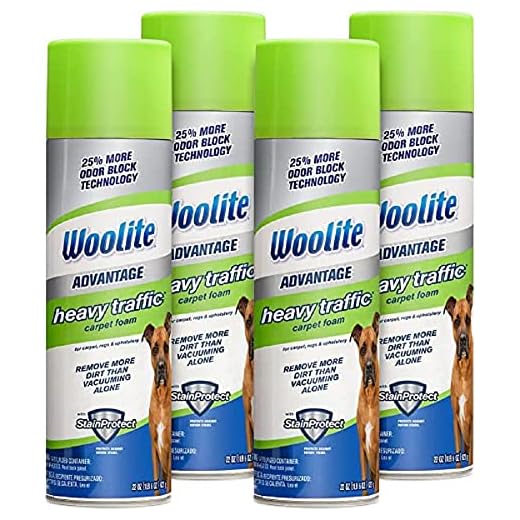 Bissell Woolite Advantage Heavy Traffic Carpet Foam 4 Pack, 3320
