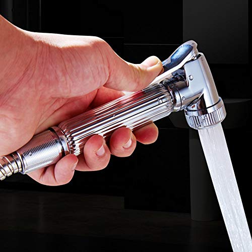 Ensemble de robinets de douche complets avec douchette WC et support mural durable - 3