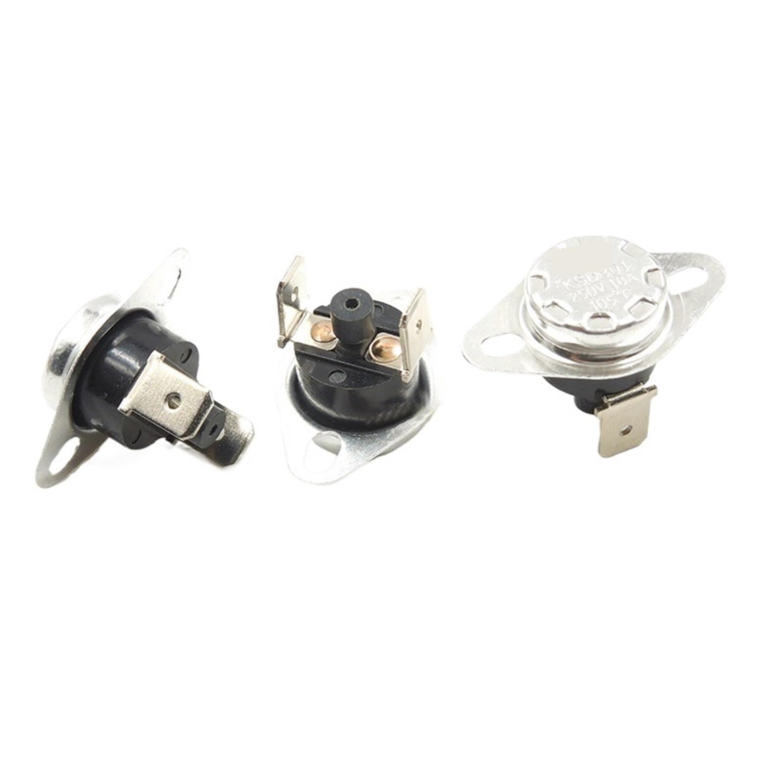 1pcs KSD301 KSD303 10A 45 65 97 150 C Degrees Manual Reset Thermostat Normally Closed Temperature Switch Temperaturees Control(85C,2 Pieces-lot)