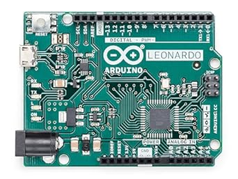 Arduino Leonardo with Headers [A000057] – ATmega32U4 Microcontroller, 16MHz, 20 Digital I/O Pins, 7 PWM, USB HID Support, Built-in USB Communication, Compatible with Arduino IDE for Custom Projects
