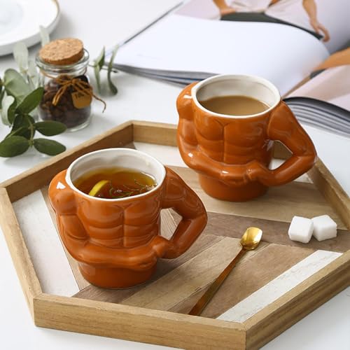 Jarra de cerveza para hogar estilo músculo ideal para tus desayunos 3