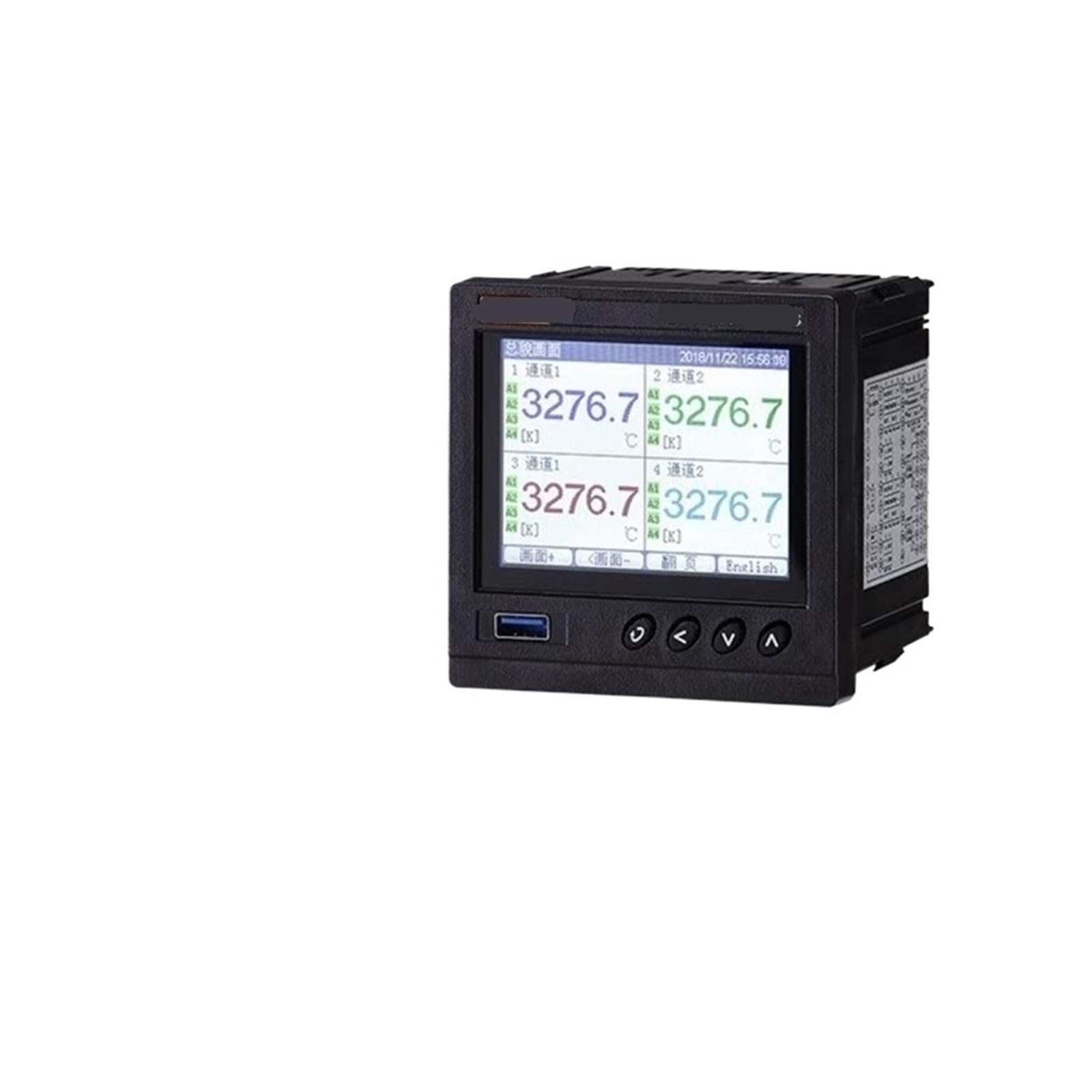 1-Channel Paperless Recorder, Color LCD, USB Data Export, Universal Input