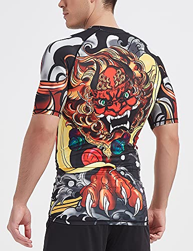 LAFROI Rash Guard-CLY08 - Maglia a compressione da...