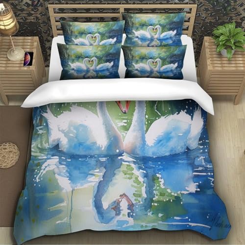 Housse de couette sushi 3D hypoallergénique et thermorégulatrice en microfibre douce - 5