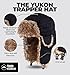 Tough Headwear Winter Trapper Hat for Men & Women - Winter Hat with Ear Flaps, Ushanka Hat, Mens Bomber Hats, Russian Hat