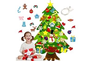 Lipski LED Felt Christmas Tree, the Perfect Festive Decoration for Kids and Families