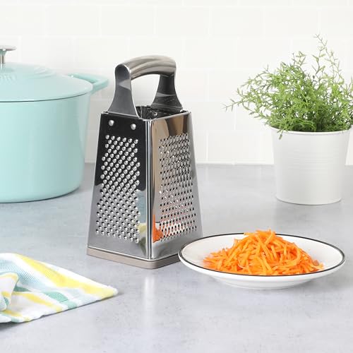 Martha-Stewart-Sprucedale-95-Stainless-Steel-4-Sided-FoodCheese-Box-Grater Martha Stewart Sprucedale 95 Stainless Steel 4 Sided FoodCheese Box Grater