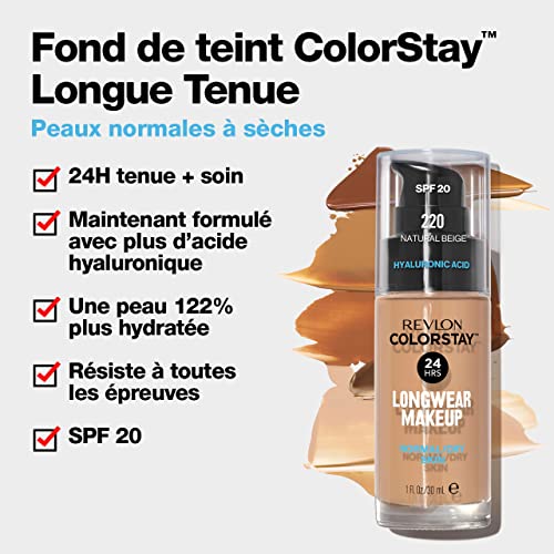 Fond De Teint Hydratant 24h N°320 True Colorstay Dry Skin Revlon - vue 4
