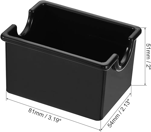 Miniatura 2 de PATIKIL Caja de té de plástico, organizador de bolsas de té, bolsa de café, contenedor de almacenamiento para cocina, despensa, armario, encimera,