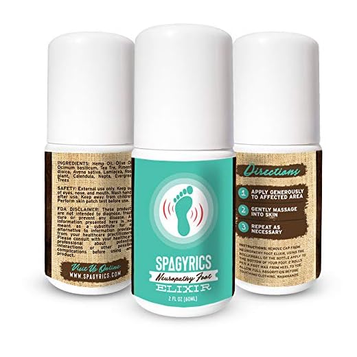 100% Natural Neuropathy Pain Relief Roll-On Applicator for Feet, Essential Topical Oil, Made for Pain from Neuropathy, Diabetic, Arthritis, Muscle, RLS Sufferers