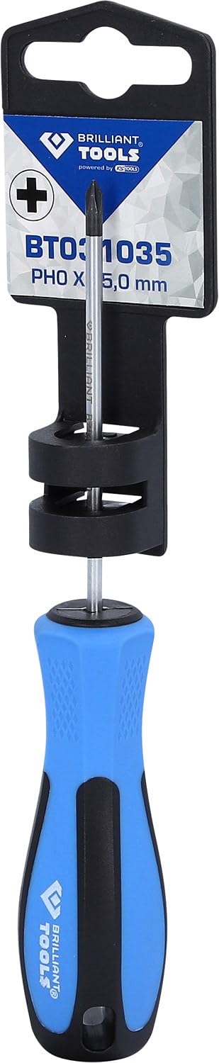 BRILLIANT TOOLS BT031035 Giravite a taglio a croce PH0 x 75 mm
