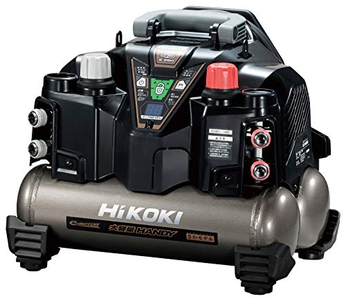 HiKOKI 旧日立工機 釘打機用エアコンプレッサ タンク容量8L タンク内圧45気圧 高圧/一般圧対応 セキュリティ機能付き EC1245H3