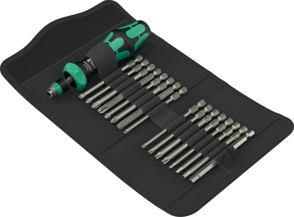 Wera Kraftform Kompakt 17 Piece Ratchet Screwdriver Set