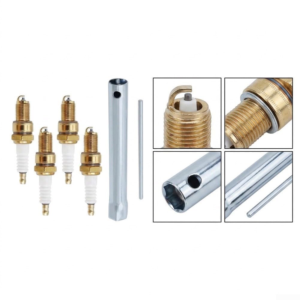Kit 6 Piezas Bujía F7TC para acero Zincado Kit 6 Piezas Bujía
