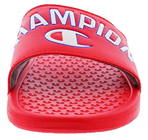 Champion Club Men's Slide Sandals Scarlet, 12 Medium3