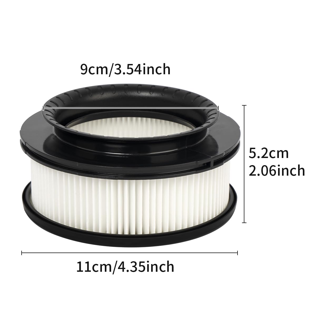 YanBan Lot de 4 filtres d'aspirateur réutilisables compatibles avec Rowenta X-Force Flex 11.60, 12.60, 14.60 et 15.60 (2 filtres pré-et 2 filtres post-moteur), remplace ZR009007 et ZR009008