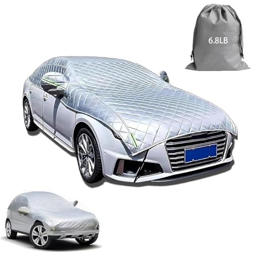 Padded Car Covers for Hail, Hail Protector Car Cover SUV, Car Cover Hail Protection Padded, Durable Half Hail Blanket for Sedan/SUV (Sedan)