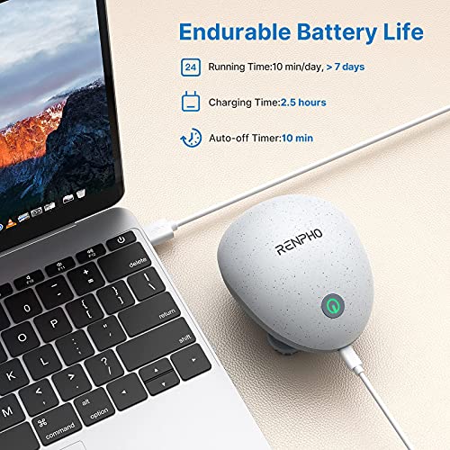 RENPHO-Masajeador-Cuero-Cabelludo-Masajeador-de-cabeza-portatil-y-resistente-al-agua-con-4-cabezales-de-masaje-para-aliviar-el-estres-limpieza-en-profundidad-y-masaje-corporal-regalos-para-mama