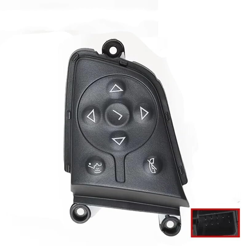 Steering Wheel Control Switch for GMC Canyon for Yukon XL for Sierra 1500 2500HD 3500HD 2014 2015 2016 2017 2018 2019 2020 2021 2022 Steering Wheel Multi Function Switch 23134230