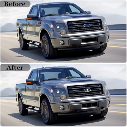 Image of Front Grille Rear Tailgate Skull Emblem - 7 inch Black Oval Badge Name Plate for 04-10 Explorer 03-06 Expedition 07-14 Edge 07-12 Fusion 08-15 Escape 99-04 F150 F250 F350