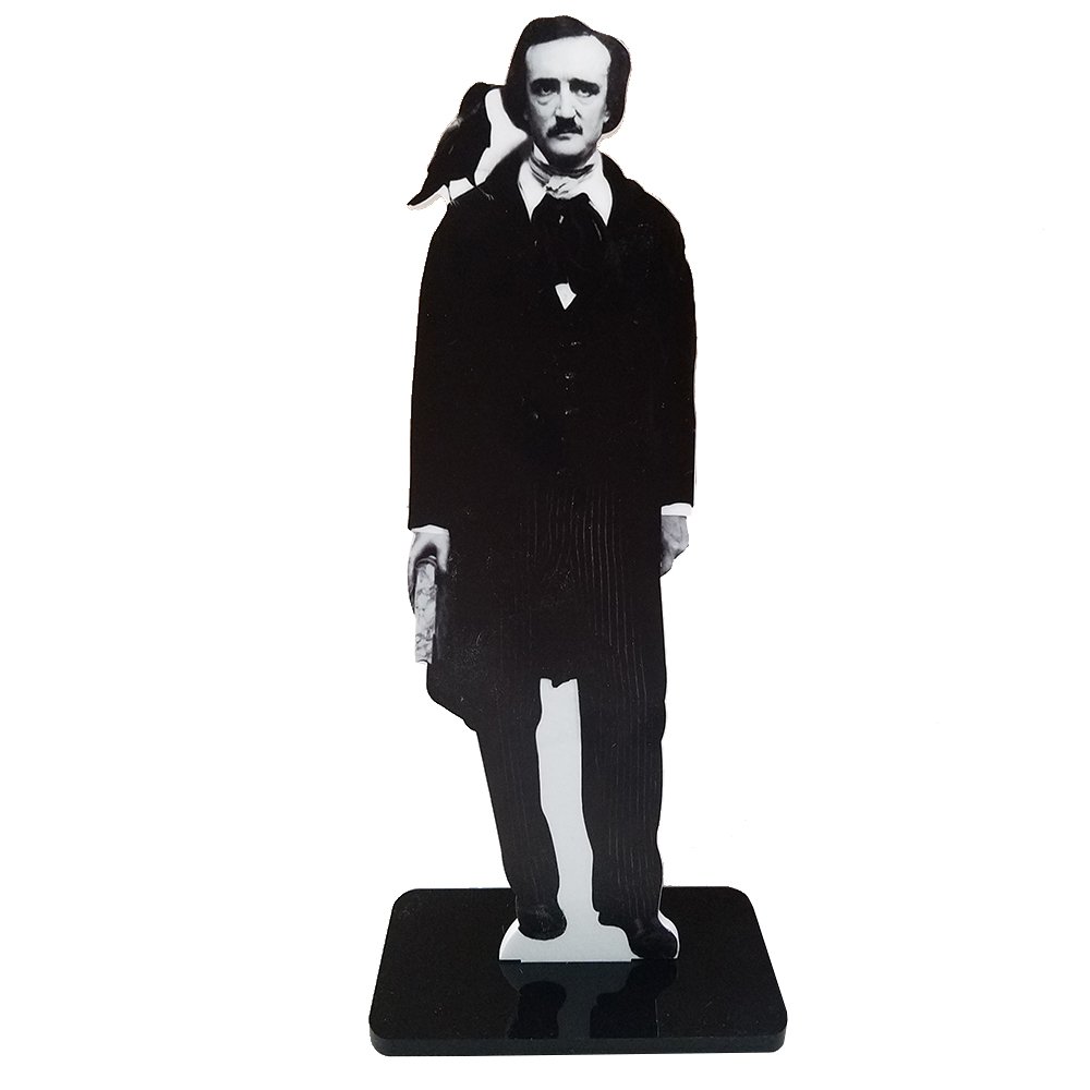 Standee Découpe Carton Edgar Allan Poe - H79002 HistoricalCutouts (neuf, Noir)
