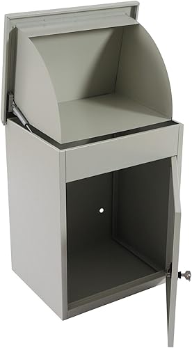 Miniatura 5 de Caja de entrega de paquetes montada en la pared resistente Caja de envío de paquete grande Caja de buzón 16.13x13x22