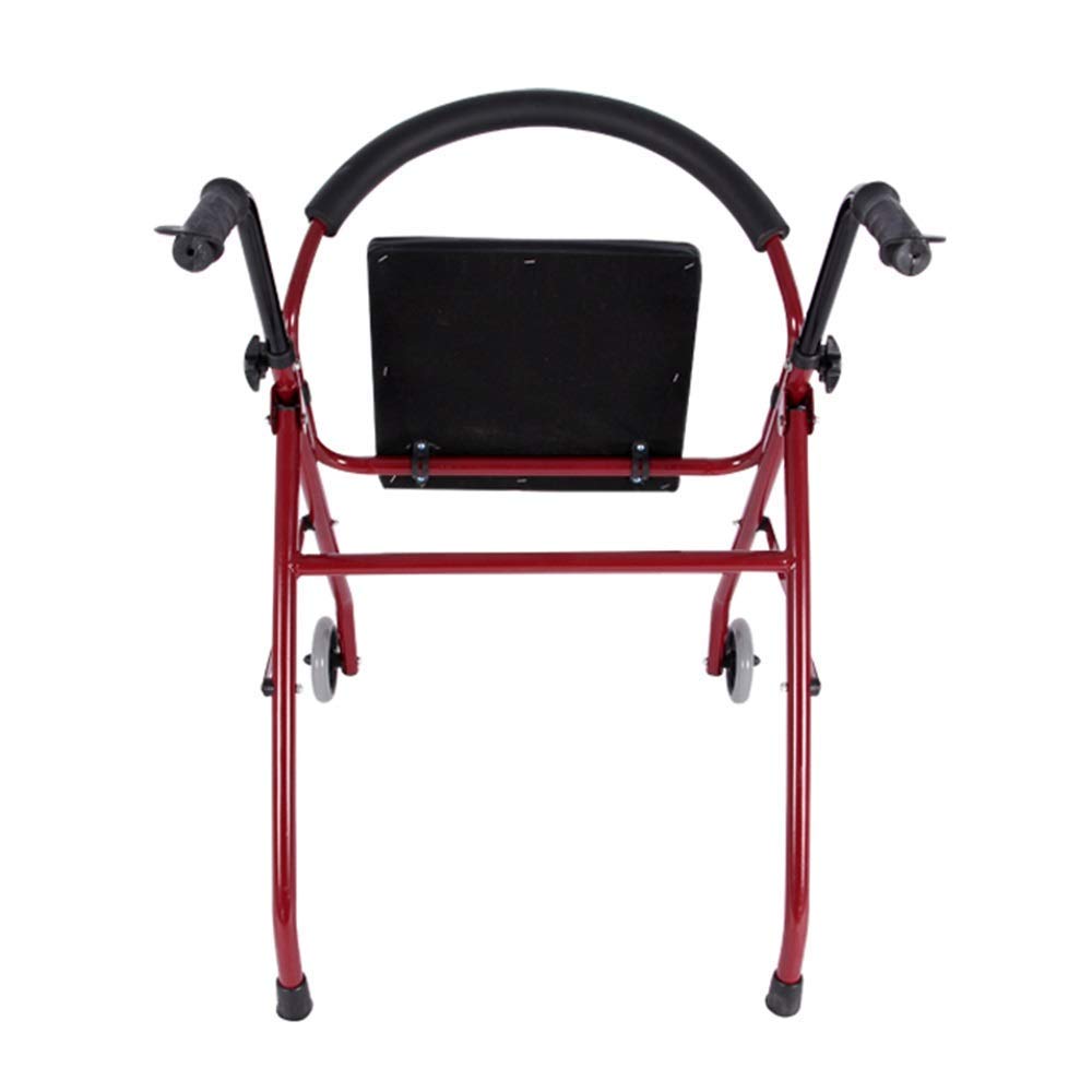 Składany Chodzik Chodzik Chodzik Chodzik Chodzik Chodzik Chodzik Z Siedziskiem, Z Kółkami Aluminiowy Składany Chodzik Dla Seniorów Regulowana Wysokość 30,8"-34,8"