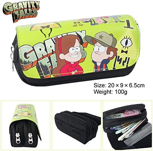 Lcrystal for Gravity Falls Stationary Pencil Holder Bag, Packing Organizer, Cosmetic Bag, Animation Purse