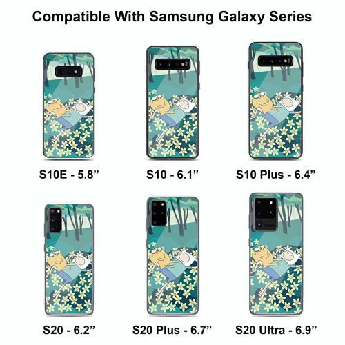Phone Case Field Of Flowers Adventure Time Compatible With Iphone 14 13 12 11 X Xs Xr 8 7 6 6S Mini Pro Max Plus Galaxy Note S9 S10 S20 Ultra Plus #TOP4