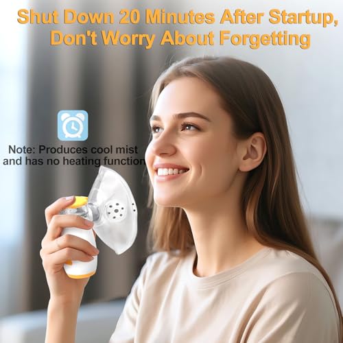 Nebulizer - Portable Nebulizer for Adults and Kids, Ultra-Quiet Nebulizer Machine with Intuitive LED Interface and Auto-Cleaning Travel and Home Use - Image 6