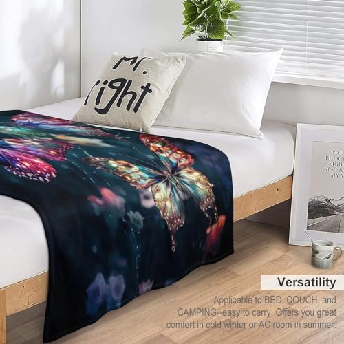 Couverture de canapé papillon impression 3D pour des moments cocooning