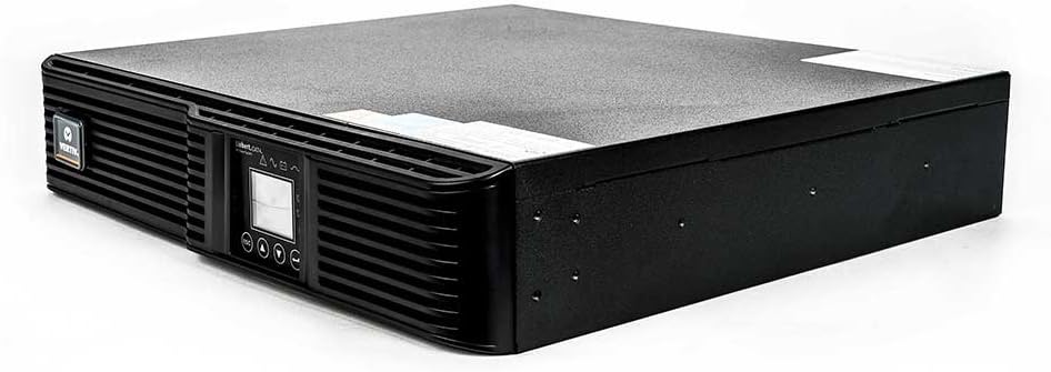 Liebert GXT4 UPS 1000VA 900W 230V, Online Double Conversion Rack mount/Tower UPS, Uninterruptible Power Supply, Sine Wave, AVR, Battery Backup with Surge Protection(GXT4-1000RT230), black