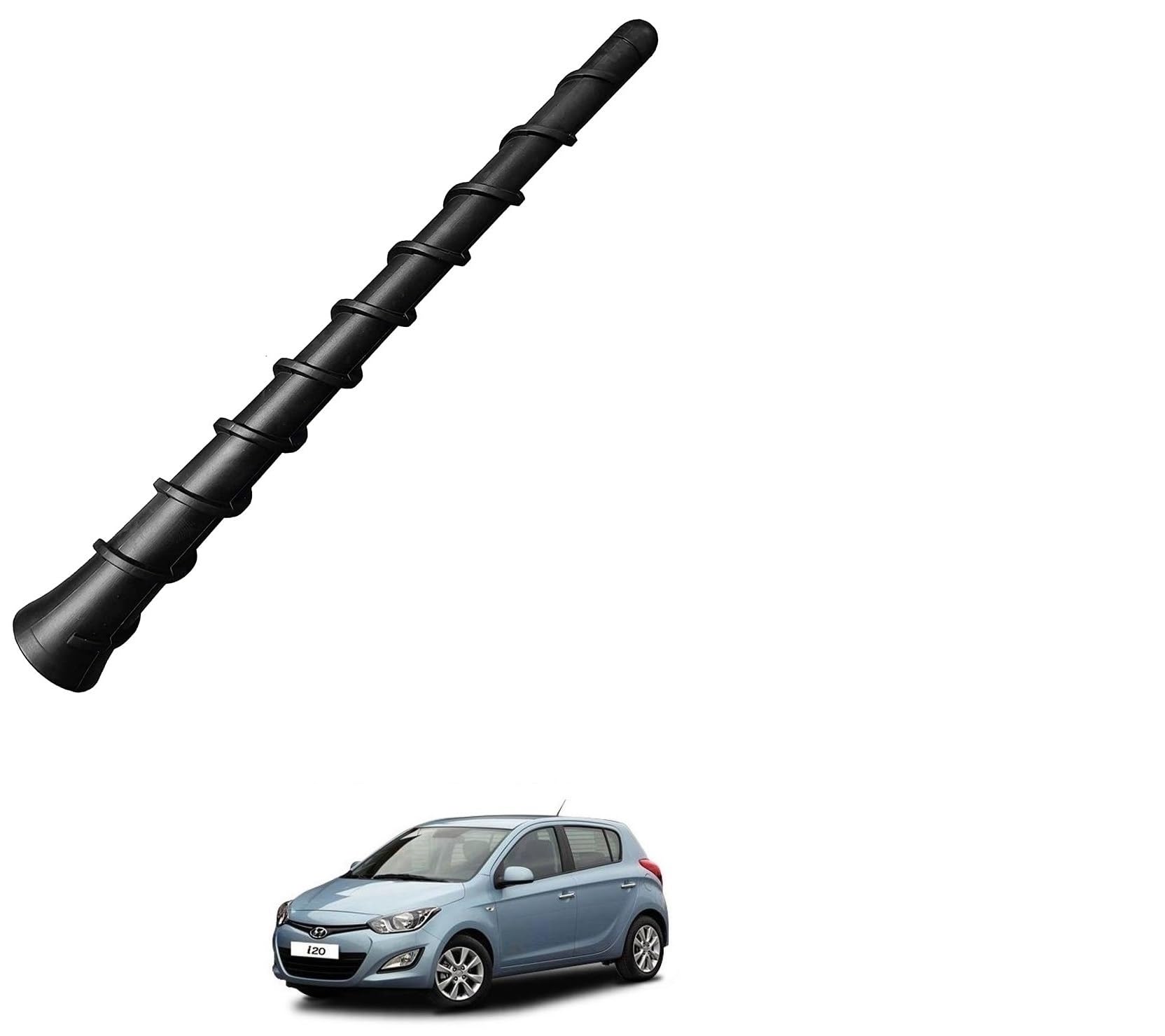 Auto Addict Vehicle Roof Mount Rubber Antenna Mast Flexible Car Replacement Antenna Black for Hyundai i20 Old (2008-2013)-image-14