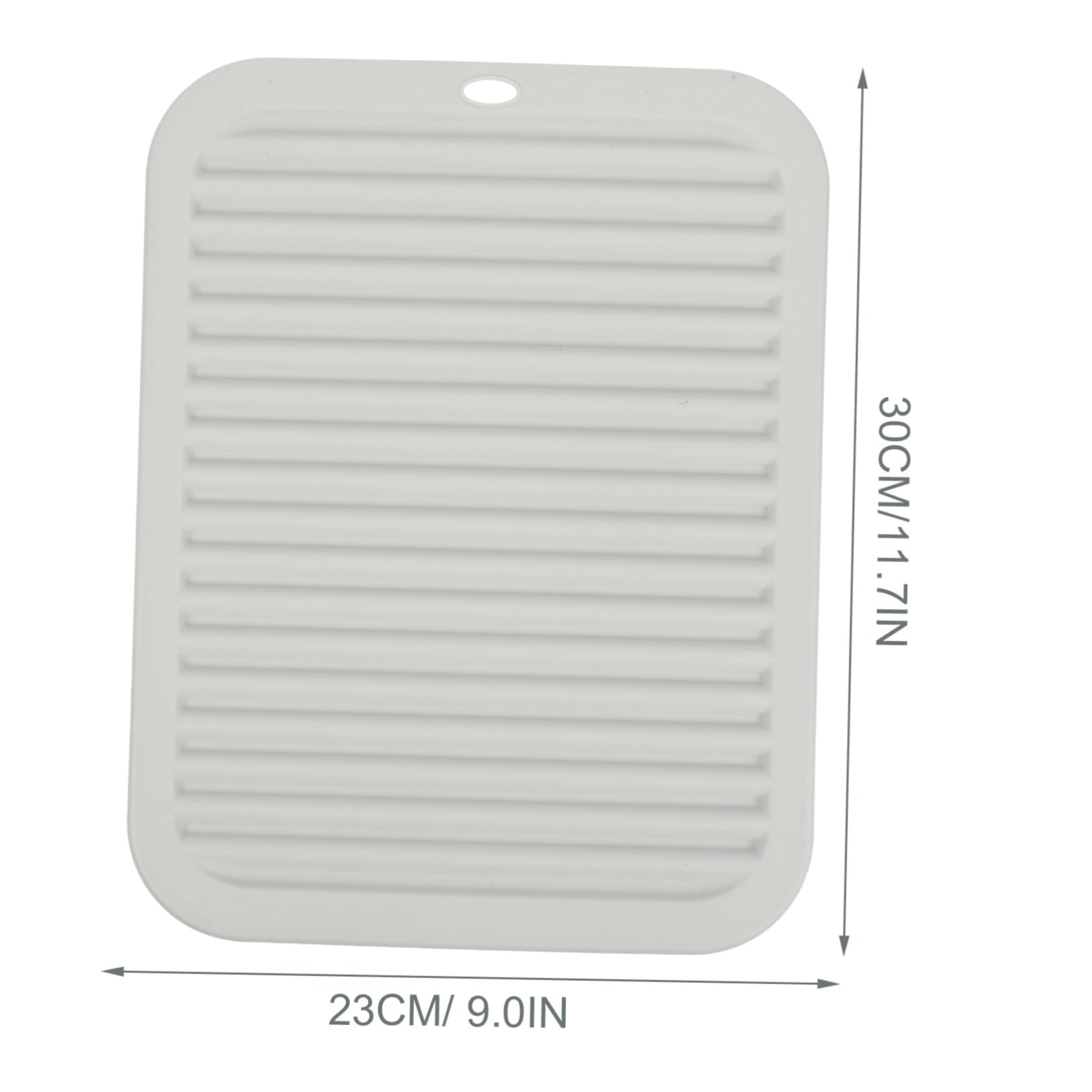STOBAZA 2 pezzi Tappetino in Silicone Resistente al Calore Sottopentola Antiscivolo Rettangolare Protezione per Pentole e Ciotole Facile da per Cucina