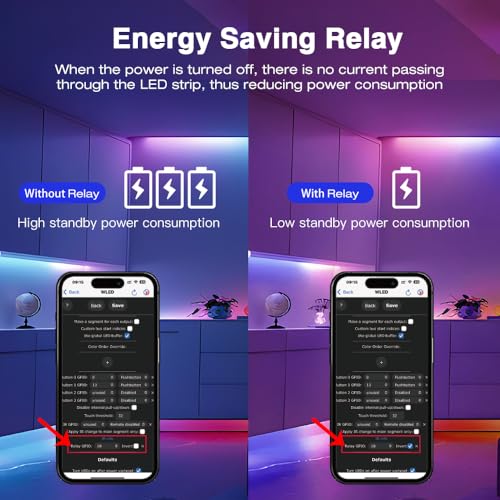 Controlador de Tira LED WLED ESP32 RGB con Fusible 20A miniatura 7