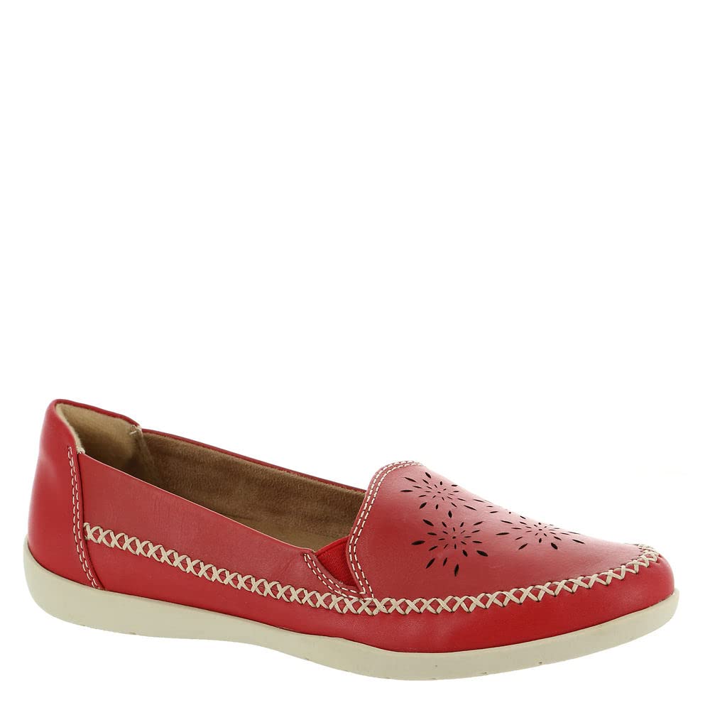 EarthOrigins Freya Women's Slip On 6 C/D US Red