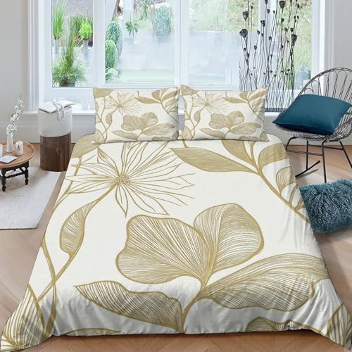 Housse de couette bouquet de fleurs en microfibre 260x220 cm