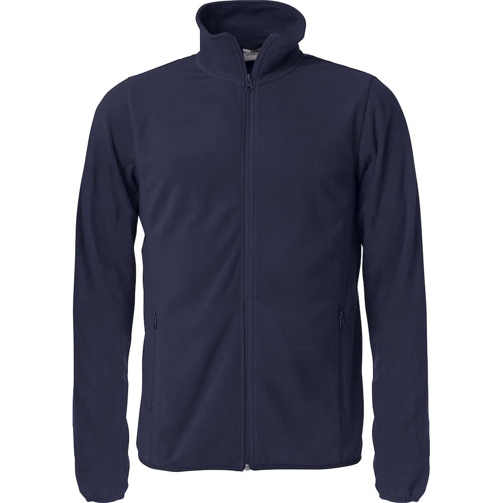 Clique Mens Basic Microfleece Fleece Jacket (3XL) (Dark Navy)