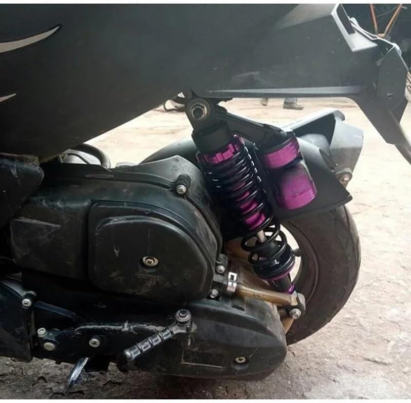 Bike Rear Shock Shock Absorber Rear Suspension Adjustable Air Reservoir Load 150Pounds Shocks 320mm