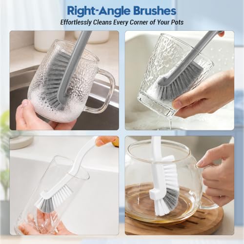 Image of Crevice Cleaning Brush,Multifunctional Grout Brush and Straw Brush,20 Pcs