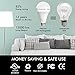 Rechargeable Light Bulbs, Back Up Battery Light Bulbs, 15W 80W Equivalent 6000K 1200mAh Battery Operated Light Bulb for Power Outage Hurricane, Emergency Lights for Home Power Failure, Pack of 4
