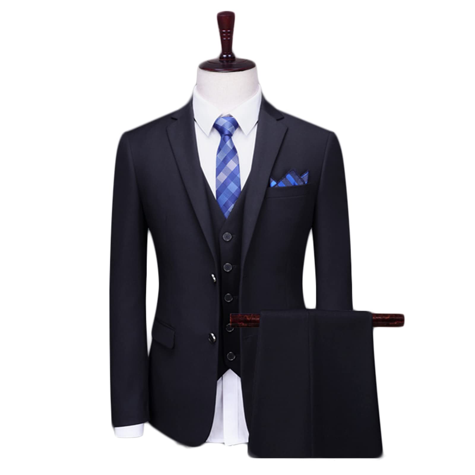 KUDMOL Herenpak, 3-delig, slim fit, pak, business, bruiloft