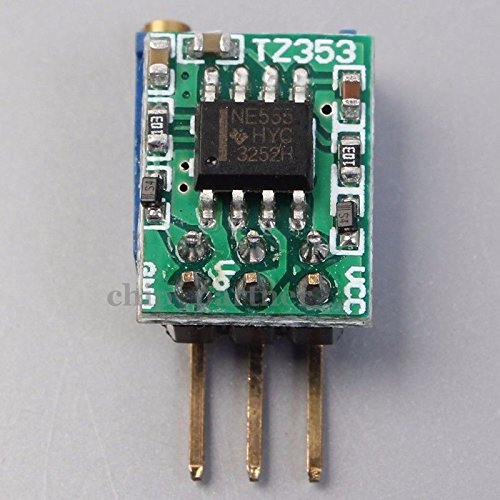 Generic 2Pcs 1kHz 1Hz100Hz NE555 Multivibrator Oscillator Square Wave Duty Cycle 515V
