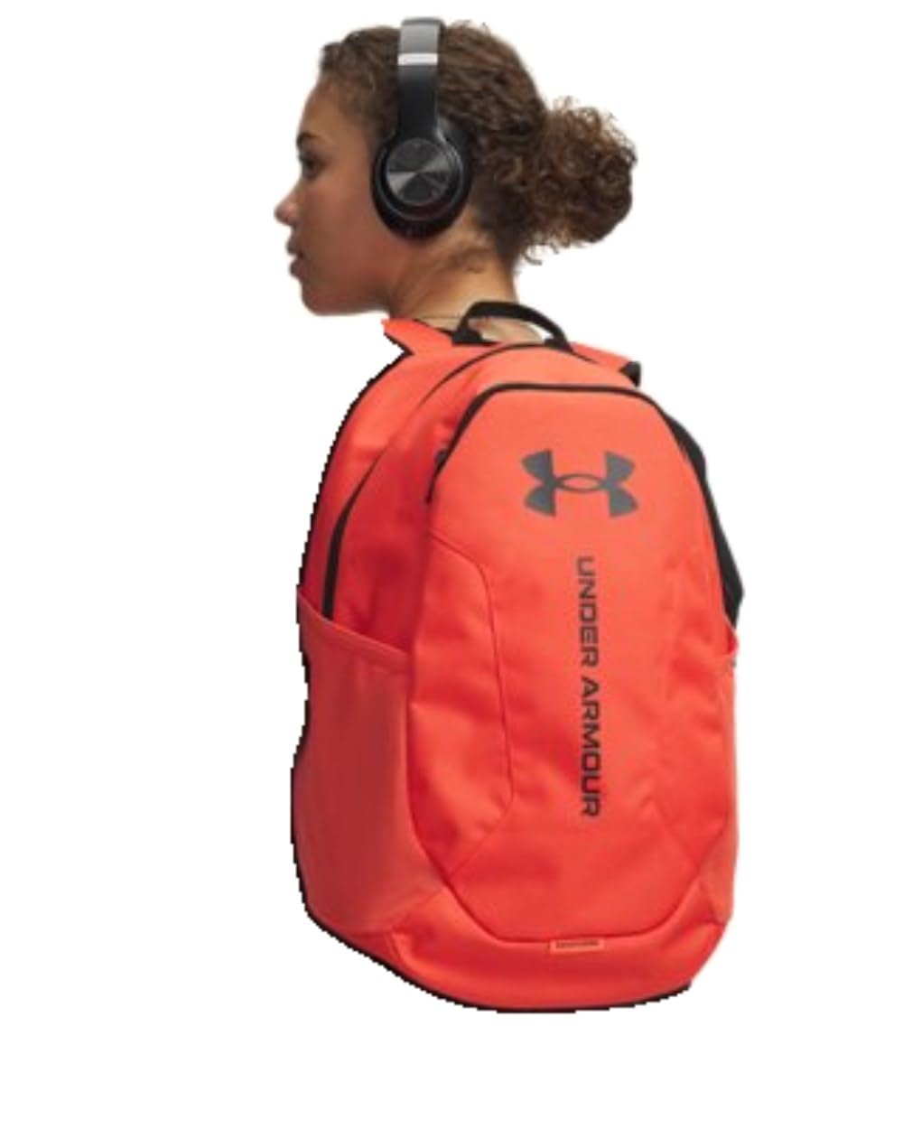 Under Armour Unisex Red Hustle Lite Backpack Venom / Black One Size