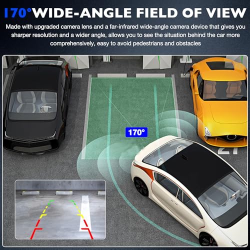 Image of Backup Camera Compatible with 2007, 2008 Chevy Avalanche Base LT LS LTZ and Cadillac Escalade EXT, Replace 15862575 15173618, Safety Reversing Parking Rear View Back Up Camera